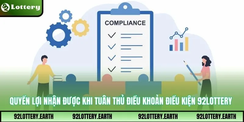 Quyền lợi nhận được khi tuân thủ điều khoản điều kiện 92Lottery